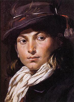 Rodolfo Amoedo Portrait of a young man - Study of a head